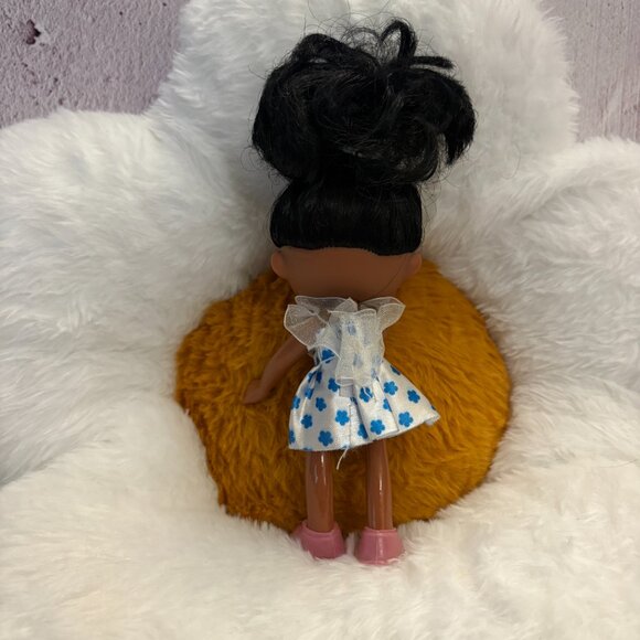 Greenbrier International 5" Doll White Blue Dress (SKU: 302TO) - Picture 3 of 7